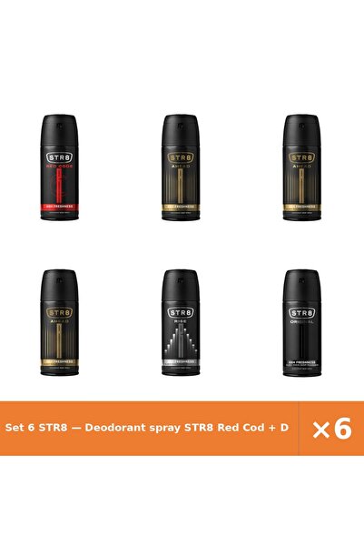 str8 Set 6 — Deodorant spray Red Cod + Deodorant spray Ahead + Deodorant spra...