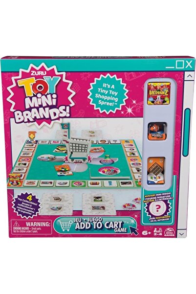 Spin Master Games Toy Mini Brands Add to Cart Game with Four Collectible Spin...
