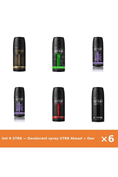 str8 Set 6 — Deodorant spray Ahead + Deodorant spray Fr34k + Deodorant spray ...