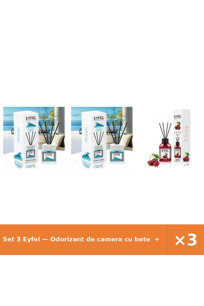 Eyfel Set 3 — Odorizant de camera cu bete + Odorizant de camera cu bete
