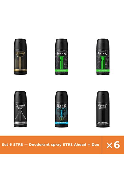 str8 Set 6 — Deodorant spray Ahead + Deodorant spray Fr34k + Deodorant spray ...
