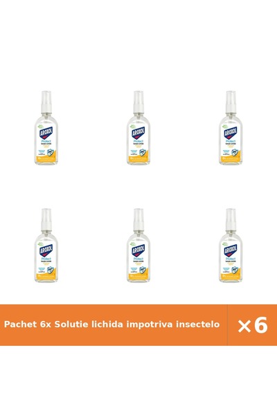 Aroxol Pachet 6x Solutie lichida impotriva insectelor Protect