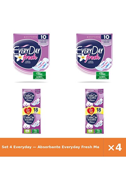 EveryDay Set 4 — Absorbante Fresh Ma + Absorbante Fresh Ma
