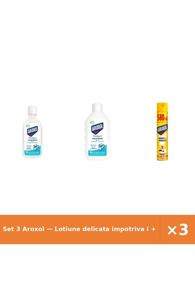 Aroxol Set 3 — Lotiune delicata impotriva i + Lotiune delicata impotriva i + ...