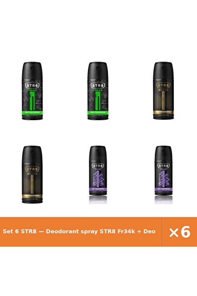 str8 Set 6 — Deodorant spray Fr34k + Deodorant spray Ahead + Deodorant spray ...
