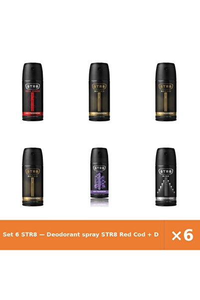 str8 Set 6 — Deodorant spray Red Cod + Deodorant spray Ahead + Deodorant spra...
