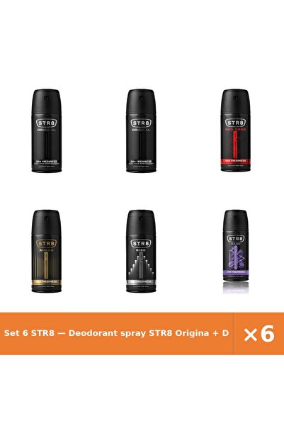 str8 Set 6 — Deodorant spray Origina + Deodorant spray Red Cod + Deodorant sp...