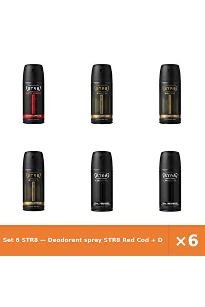 str8 Set 6 — Deodorant spray Red Cod + Deodorant spray Ahead + Deodorant spra...