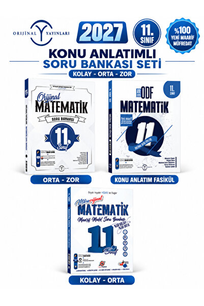 Orijinal Yayınları 11.SINIF 2027 Matematik ODF Konu Anlatımı-MikroOrjinal Sor...