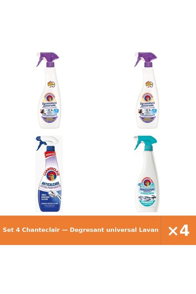 Chanteclair Set 4 — Degresant universal Lavanda + Degresant anticalcar extra-...