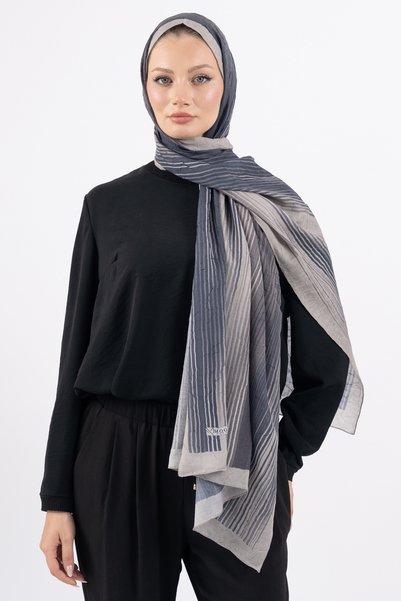 m moon scarf 'Valeur' Patterned Bamboo Kraş Shawl, High Quality & New Season Shawl