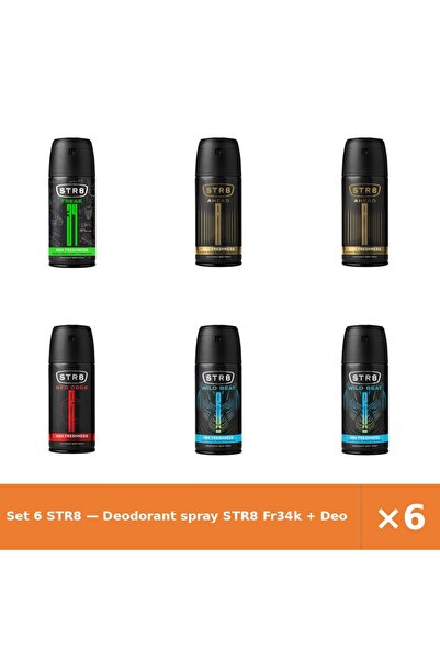 str8 Set 6 — Deodorant spray Fr34k + Deodorant spray Ahead + Deodorant spray ...