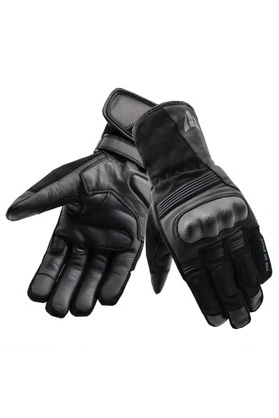 Vexo Carbon H2O Siyah Kışlık Motosiklet Eldiveni