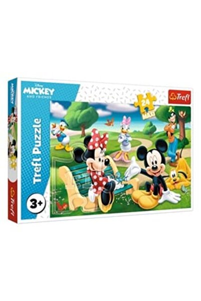 Trefl Puzzle Minnie Mouse & Mickey Mouse Prietenii in Parc (24 de piese) -