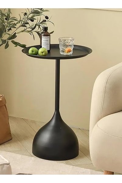 TAPIT Round Coffee Table, Modern Bedside Table, Sofa Side Table End Table for...