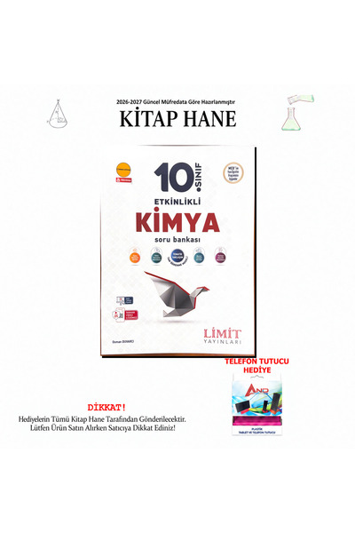 Limit Yayınları 2026-2027 10. Sınıf Kimya Etkinlikli Soru Bankası