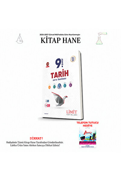 Limit Yayınları 2026-2027 9. Sınıf Tarih Etkinlikli Soru Bankası