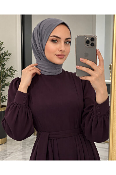 AHRAR tesettür Practical Ready-To-Wear Hijab Scarf with Snap Fasteners, Hijab...
