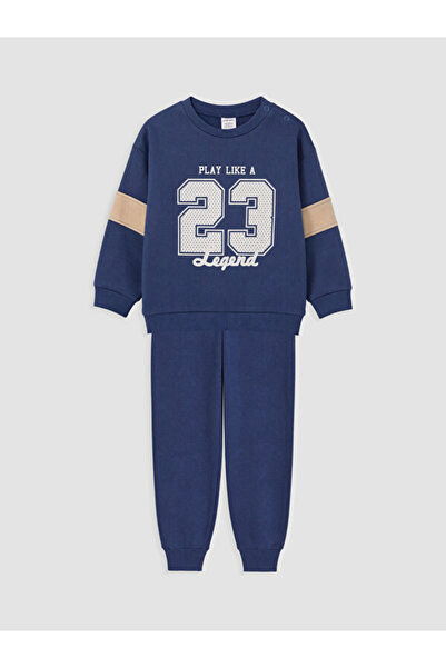 LC Waikiki Printed Baby Boy Tracksuit Set