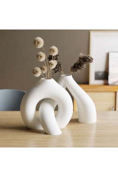 Generic Brand Vază interconectabilă cu imprimare 3D - Vază decorativă interco...