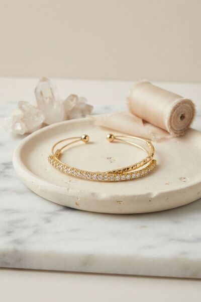 Generic Brand Colorful Zircon Stone Doric Model Women's Bracelet