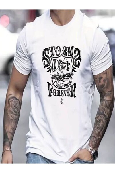 vorena Unisex Oversize Printed Cotton T-Shirt – Relaxed Fit Casual Streetwear
