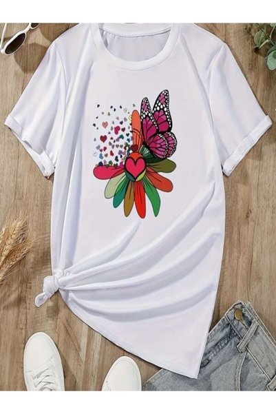 vorena Unisex Oversize Printed Cotton T-Shirt – Relaxed Fit Casual Streetwear
