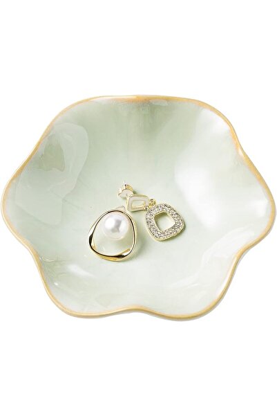 GENERAL BEUNAIZER Jewelry Dish Tray, Ring Dish, Ceramic Trinket Tray, Key Bow...