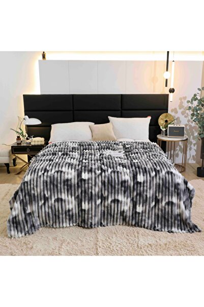 JOJO HOME Κουβέρτα Κοκολίνο με ριμπ υφή, 200x230 εκ., μεσαίου πάχους