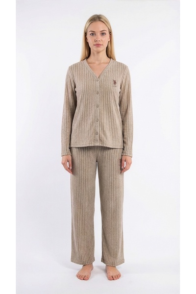 U.S. Polo Assn. Women's Camel Home Wear