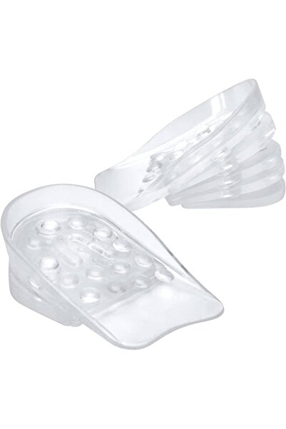 GENERAL 5-Layer Height Increase Insole, Silicone Men Women Heel Cushion Inser...