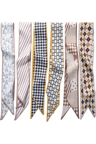 TERRIFI Fashion Scarves for Women, Soft Hair Tie, Neck Head Scarf, Cute Print...