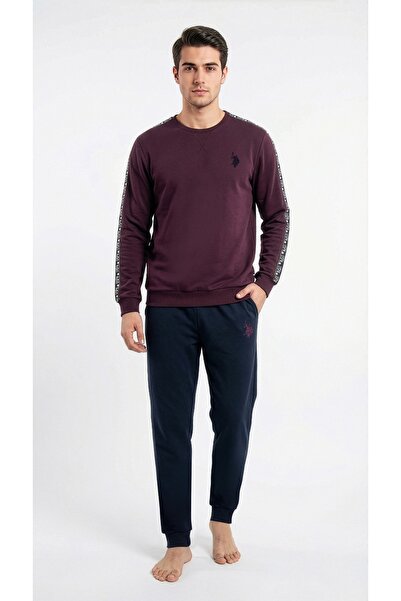 U.S. Polo Assn. Men's Plum Home Wear