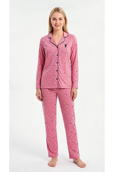 U.S. Polo Assn. Women's Pink Pajama Set