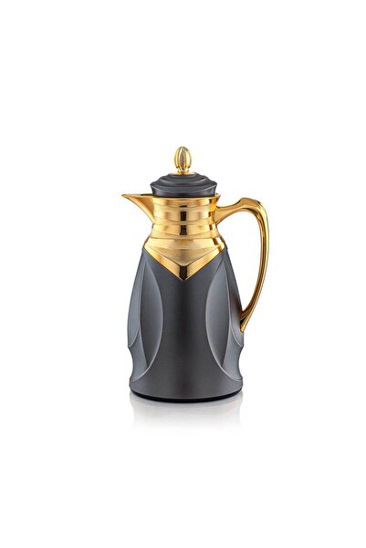 Hawa al-sahel al-thhabe Al-Saif Al-Amira Thermos Set, 1L & 0.75L - رمادي مذهب