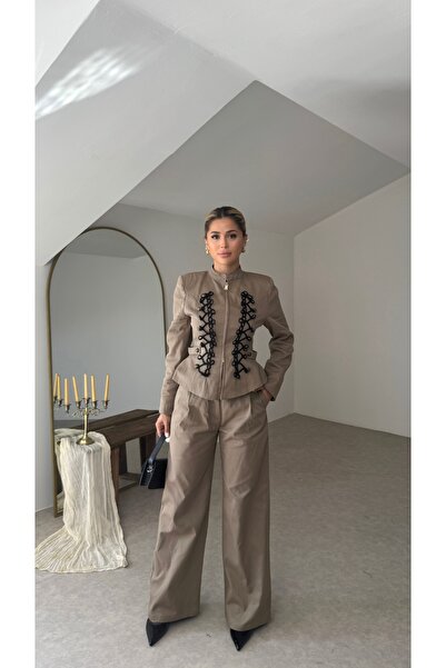 Nesil Madalyon Ceket Pantolon Takım