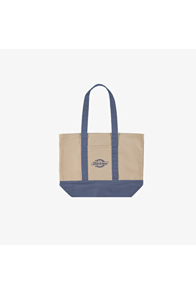 Dickies Logo Canvas Tote Unisex Bej Çanta