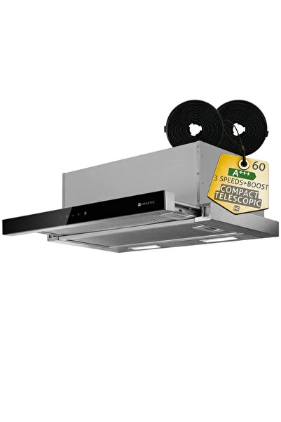 Kompatic Απορροφητήρας απορροφητικός Aira 60 KAIRT60, Μοτέρ χωρίς ψήκτρες 450...