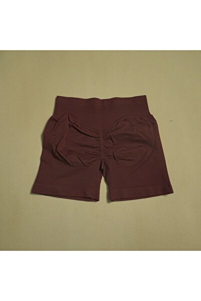 Choice M brown DFDK Women High Waist Yoga Shorts Scrunch Butt Lift Workout Sh...