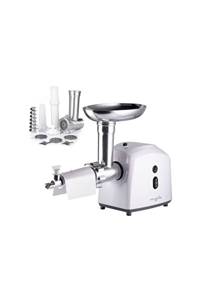 MyRia Masina Tocat 1200W 0.5Kg/min Accesoriu Carnati Accesoriu Rosii Alb
