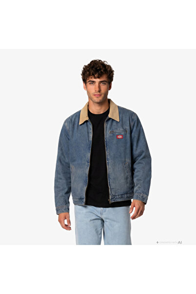 Dickies Denim Painter Jacket Khaki Tinted Blue