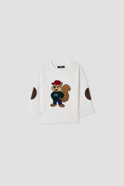 B&G Baby Boy Ecru Tshirt