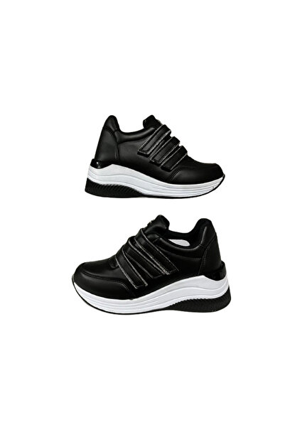 Paye Payem Shoes Women's Hidden Heel Velcro Sneaker Daily Comfortable Sports ...