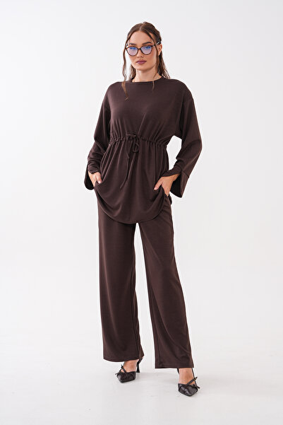 Mega Life Oysho Set with Slit Sleeves and Waist-Tie