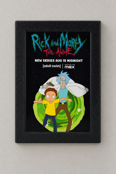 Hunga Rick and Morty Çerçeveli Mini Poster