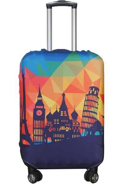 Explore Land Travel Luggage Cover Suitcase Protector Fits 18-32 Inch Luggage