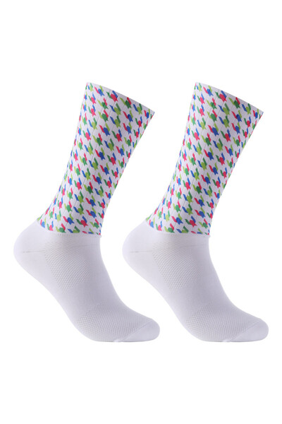 Choice M EU 41-45 yelloe 2026 Anti Slip Seamless Cycling Socks Integral Mould...