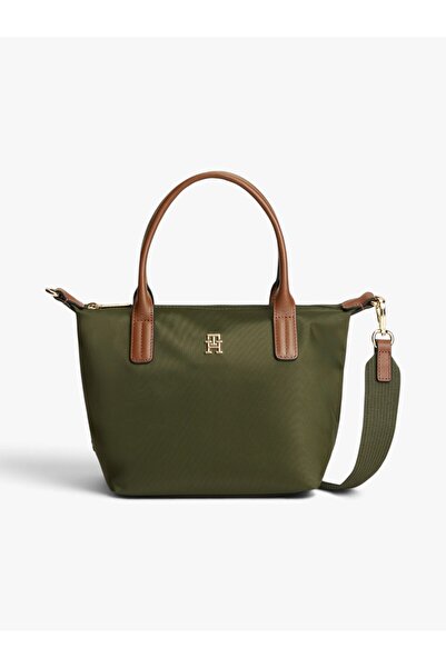 Tommy Hilfiger Popette Mini Tote Women's Green Bag - Aw0Aw17709