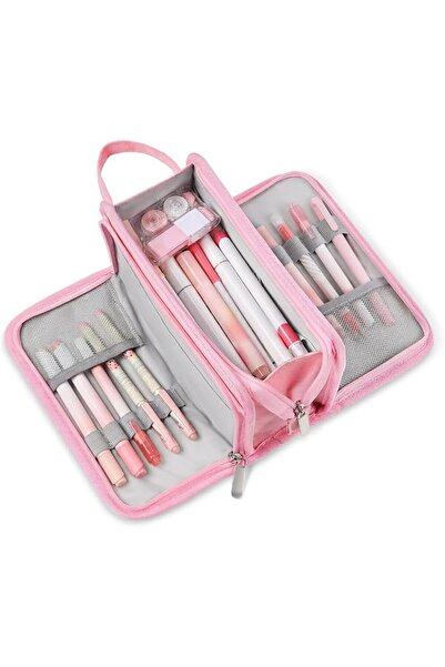 MAKINGTEC Large Pencil Case, Big Capacity Pencil Pouch Pen Bag with 3 Compart...