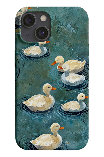 farifra iPhone 13/14 Uyumlu Desenli Silikon Lansman Telefon Kılıfı -K264BEBE.png